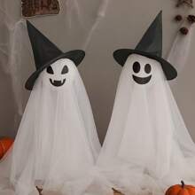 Large Halloween Ghost Decor For Desk, Party, Celebration Night, Cute But Scary Little Monster