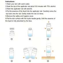 Hydra 微针滚轮 - 带 5ml 可填充精华液涂抹器的微针滚轮 - 男女通用护肤工具，精华液涂抹器微针滚轮 - Hydra 钛金微针滚轮 - 0.25mm 微针（不含精华液），米诺地尔，微针滚轮，微针疗法，美容，护肤，水疗，自我护理，护肤工具，面部护理，美容师用品，按摩，面部按摩工具，面部滚轮 - 彩色 - 查看 5