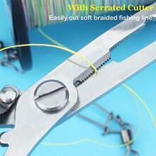 长嘴钓鱼钳不锈钢鱼钩钳去钩器开口环钳带挂绳适用于淡水咸水