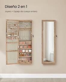 SONGMICS Jewelry Boxes - Brown - View 2
