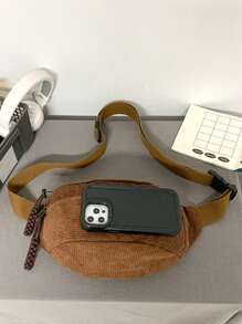 1 قطعة حقيبة صدر خضراء القلب من النبيل للرجال، متعددة الاستخدامات بتصميم مبسط عصري