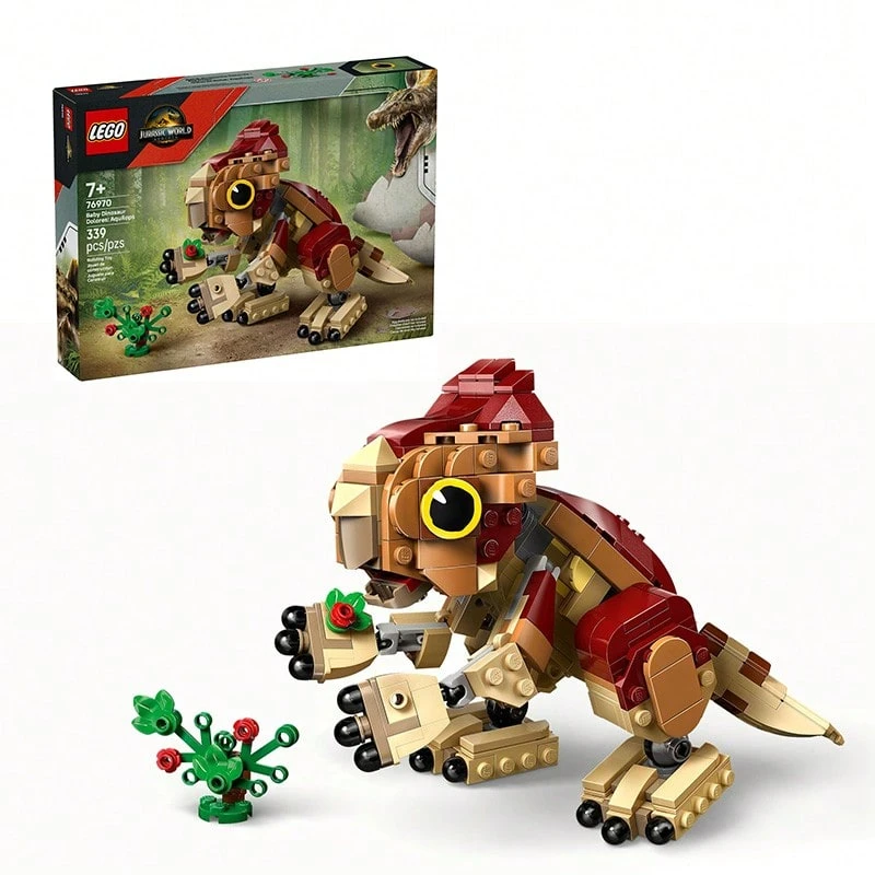 LEGO 乐高侏罗纪系列76970恐龙小鹿鹰角龙拼装男孩积木玩具儿童节礼物