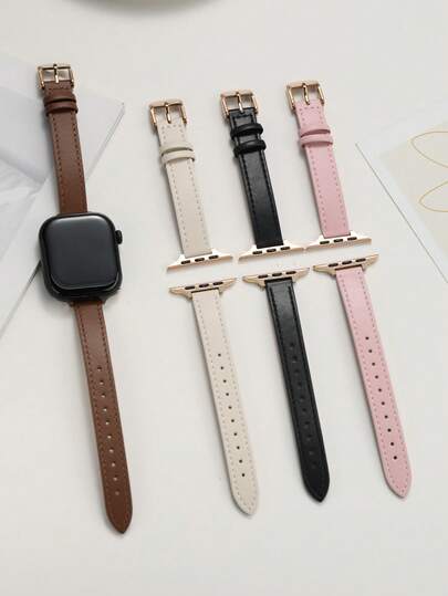 纤薄真皮表带，兼容 Ultra 2 系列 10/9/8/7/6/5/4/3，表带尺寸：44/40/45/46/41/42/49/38 毫米