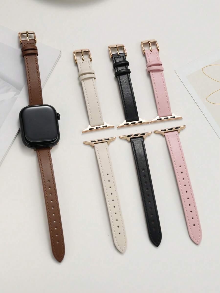 纤薄真皮表带，兼容 Ultra 2 系列 10/9/8/7/6/5/4/3，表带尺寸：44/40/45/46/41/42/49/38 毫米 - 彩色 - 查看 1