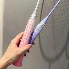 12片/10片/6片/2片/1片装渐变色握把胶带,PU材质,防汗,彩虹渐变设计,握感舒适,增强击球效果,减震,适用于羽毛球拍、鱼竿、自行车把手、匹克球拍、板球拍、高尔夫球拍、棒球拍、各种球拍及手柄,粉色/紫色/蓝色/绿色/青色/黄色/橙色 - 彩虹色,男女通用,手柄替换配件,球拍保护胶带 - 彩色 - 查看 7