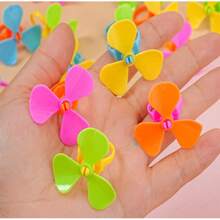 Bague moulinet pour enfants, bagues en plastique de dessin animé mignon de princesse, jouet de bijoux pour filles