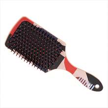 Tru X Hola Lou Collab Ouchless® Detangling Printed Paddle Brush Tan, 1 CT - 預設 - 查看 3