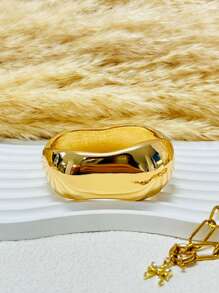 3pcs/1pc Charm Cuff Bracelets,Gold Bangles,Wide Bangles, Chunky Bracelet, Bracelet Set, Wide Bracelet, Bracelet For Women,Gift For Her