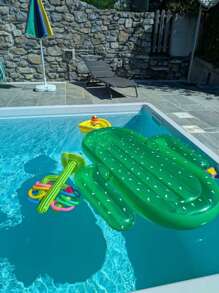 1 pezzo Seduta galleggiante a forma di grande cactus, sedia a sdraio per piscina, materasso gonfiabile per piscina, adatto per feste a tema messicano in piscina, festival e carnevali, vacanze al mare, per trascorrere una giornata in piscina, divertimento e relax per adulti in vacanza, adatto per piscine estive, feste in spiaggia e forniture per feste hawaiane