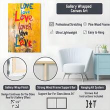 1 Pc Framed Basquiat Wall Art Canvas Poster Painting Wall Decor For Bedroom Living Room - Màu be - Xem 5