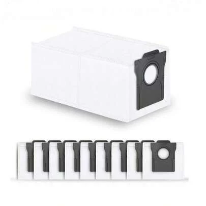 4/6/12件兼容 Dreame X40 Ultra/X50 Ultra/Mova E30 Ultra/X40 Pro/X30 Pro Ultra/X30 Pro Plus L10s Pro Ultra L10 S Ultra Gen 2 机器人吸尘器，3.2L 大容量集尘袋，四层密封一次性集尘袋
