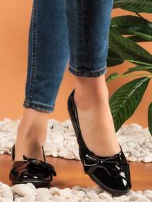 Women Flats - Black - View 2