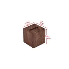 高端胡桃木珠宝展示架、戒指展示托盘、珠宝道具、珠宝收纳盒、带凹槽的木制展示盒 - 彩色 - 查看 8