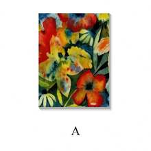 1张无框现代艺术音乐海报：嘻哈专辑封面墙饰，适用于卧室、客厅或走廊 - 理想的音乐礼物 - 室内使用 - 彩色 - 查看 18