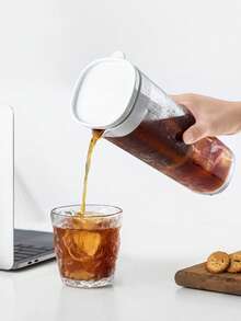 1000毫升粉色绿色棕色白色冷萃咖啡机、冰咖啡机、冷萃咖啡和茶冲泡器、易清洁网状过滤器