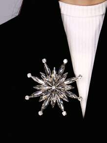 The New Floral Brooch Belongs To The Exaggerated Water Brooch, Super Large Full Set Accessory For Women, A Birthday Gift.