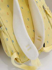 可爱卡通女式背包适合青少年、高中生、大学生、毕业生、背包、返校、毕业季、学生礼物。入学必备