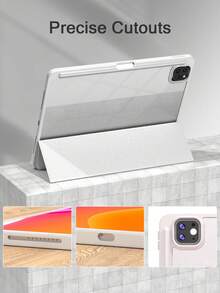 TPU 皮革翻盖保护套，兼容 iPad A16（第 11/10 代）、第 9/8/7 代（10.2 英寸）、iPad Air（10.9 英寸）、iPad Pro（11 英寸）、iPad Air（10.9 英寸）、iPad Pro（12.9 英寸），灰色 - 淺灰色 - 查看 10