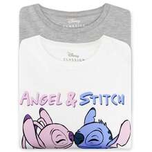 Disney Lilo & Stitch T-Shirts (2 Pack) | Stitch Girls' T-Shirt Set | Kids' Clothing Sets - Multicolor - View 7