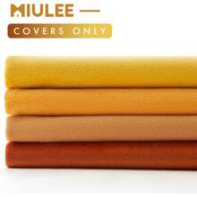 MIULEE Velvet Cushion Cover, 40 X 40 Cm, Orange Series Set Of 4, Sofa Cushions, Velvet Cushion, Decorative Cushion, Couch Cushion, Decorative Colour, Gradient Cover, Sofa Cushion Cover For Living Room, Children, Office
