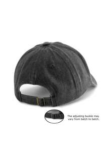 1 pièce Casquette de baseball vintage usée et imprimée, unisexe. Chapeau de soleil, casquette de camionneur, tenue décontractée pour l'extérieur, alpinisme, vacances, pêche