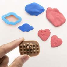 Letter Stamps For Clay, Alphabet Number Pottery Stamp Set Ceramic Polymer Clay Tools Small Press Fondant Embosser Letter Stamps DIY Cookie Cutters