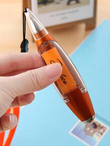 Custom Colorful Transparent Storage Pencil Bag With Name, Custom Name/Letter,Transparent Exam Pencil Case With Zipper, Simple Large-Capacity Pencil Pouch For Students Adults Teen, High-End Desktop Storage Pencil Case, Twaterproof Pvc Zipper Cosmetic Storage Bag,Suitable For School, Office, Teacher Gifts - Student Supply For Back-To-School,Office Workers