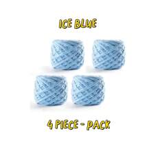 1Roll Multicolor Ice Strip Yarn 100g, 8mm Thick - Soft And Chunky Chenille Yarn, Fluffy Thread Knitting Chenille Yarn, Ideal For DIY Knitting & Crochet Projects Like Scarves, Slippers