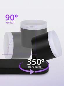 CANMEIJIA GX53 Base Rotatable 350° LED Recessed Ceiling Light, Dual/Triple Head Wall Lighting Fixture, Suitable For Home, Living Room, Kitchen, Dining Room, Bedroom, Attic, Store, Cafe, Restaurant, Corridor - GX53 Lamp Holder (rotatable Horizontally 350° and Vertically 90°) - View 3