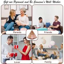 Rose Quartz Pyramid Handcrafted Healing Crystal Pyramid For Love Peace And Chakra Balance Meditation And Reiki Tool Spiritual Gift Home Decor - Thạch anh hồng - Xem 6