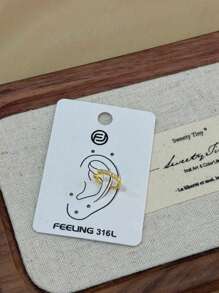 Hot 1 Pc Helix Cartilagem Conch Falso Piercing Jóias Ajustável Cz Ear Cuff Brinco Bijuteria