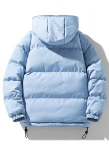 Men's Winter New Double-Sided Sports Thick Warm Jacket With Zipper And Pockets