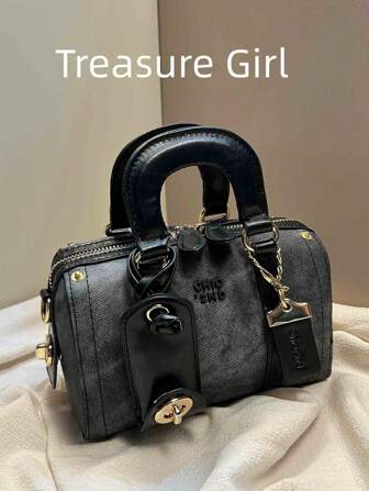 Platinum Blue Ocean Handbag For Women 2025 New Versatile High-Grade Tote Shoulder Crossbody Bag , Bags Ladies Elegant , Office Bag