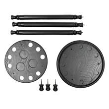 9 Pool Stick Holder, Revolving Billiard Stick Cue Rack, Wood Billiard Cue Rack - 9 Holes Wooden Pool Cue Rack Floor Free Standing Pool Stick Holder Stable