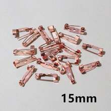 50 件 15-40 毫米胸针夹底座别针胸针设置空白底座适用于 DIY 珠宝制作用品 - brooch base - 查看 7