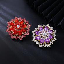 1 cái - Trâm cài áo hoa phong cách Bohemian cổ điển nhiều màu sắc cao cấp, thích hợp cho quần áo nữ, ba lô, mũ, tiệc tùng, đám cưới, quà tặng ngày lễ, phụ kiện tự làm trường học Halloween00 Trang sức Phụ kiện trang phục Túi xách Phụ kiện văn phòng Giáng sinh - XD824090 - Xem 3