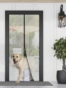 1PC 210cm Anti-Mosquito Net Summer Automatic Closing Magnetic Mosquito Net Invisible Door Mesh Anti Bug Fly Partition Curtain - Multicolor - View 3