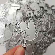 10pcs/20pcs Random Metal Cutting Dies, Small Size DIY Paper Card Craft Cutting Mold, Carbon Steel Mold For Scrapbooking, Greeting Cards, Embossing, Home Decor Projects