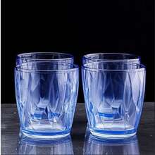 1pc 310ML/410ML Acrylic Multi-Color Dopamine Juice Cup, Beverage Cup, PC Material Household Plastic Cup, Cafe Large Capacity Water Cup, Diamond Pattern Highly Attractive Anti-Fall Anti-Hot, Stackable Outdoor Portable Set - Multicolor - View 27