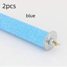 2 件装鹦鹉栖木砂纸杆玩具支架棒抓爪器磨爪棒