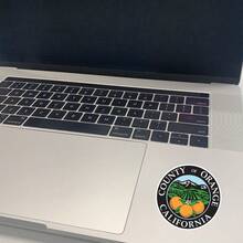 Orange County California Stickers, Suitable For Car Bumpers, Cups, Tablets, Mobile Phone Cases, Etc., Disposable Stickers