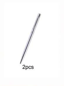 1 Stück Silber Metall Kugelschreiber mit für Geschäft und Student Schreibwaren