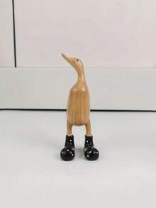 1 件现代树脂橡皮鸭 - 卡通收藏雕像，秋季家居装饰，用于花园装饰、花园配件、房间装饰、客厅装饰、家居装饰、工艺品用品。 - 彩色 - 查看 12