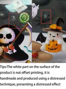 100个/套万圣节糖果袋自粘平口烘焙袋适用于万圣节和新年派对储存零食糖果 - 彩色 - 查看 10