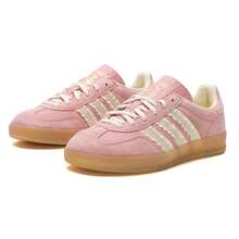 Adidas Originals GAZELLE INDOOR W Casual Low-Top Lightweight Women Shoes, Daily Commute JS1413 - Miracle Purple Pink/Milky White/Resin Yellow - View 3