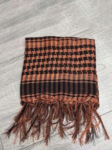 1pc Tactical Desert Military Camouflage Headscarves For Men And Women, Tactical Mesh Camouflage Scarves, Motorcycle Masks, Cycling Arab Scarves, Summer Headscarves, Used For War Games, Sports And Other Outdoor Activities.Halloween