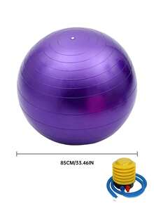 Bolas de ioga anti-estouro premium de 55-65-75-85 cm - Melhora a ginástica, a recuperação pós-parto e o treinamento físico, força central, flexibilidade e equilíbrio - Design espesso, durável e anti-estouro, experiência de exercício