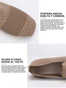 Tenis de mujer sin cordones tipo slip-on, tenis para mujer cómodos y transpirables con suela plana ligera, zapatos cómodos de mujer ideales para primavera, otoño y conducción, tenis deportivos para mujer para uso diario y estilo casual Tenis casuales de mujer de deporte para mujer, slip-on para primavera y otoño, de punta redonda, color negro y blanco solido , livianas modelo de tenis versátiles, zapatillas planas de lona para mujer corte bajo Tenis para mujer Zapatillas deportivas De suela ,cómoda,ligero,al aire libre caminar Zapatillas deportivas transpirables de malla para mujer, sandalias suela blanda antideslizante de color sólido con puntera redonda, aptas para uso diario, deportes, tenis. Mujer Casual Moda Transpirable Tenis Zapatos Cómodos Sneaker Nuevos zapatos deportivos casuales para mujer, tenis bordados cómodos, livianos, transpirables y planos deslizables, zapatos para mujeres - Caqui - Ver 7