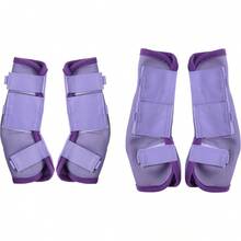 Horse Fly Boots - Equine Leg Wraps And Maximum Horse Fly - Set Of 4 - Deep Blue - View 5