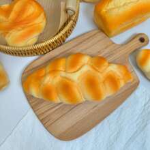 1 Pc Slow Rebound Squishy Decompression Toy Simulation Bread Creative Toy Doughnut Toast Slices